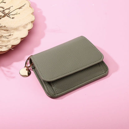 💖Hot 49% OFF🌹RFID Short Wallets for Women – Fashionable Card Holder with Key Ring & Coin Purse