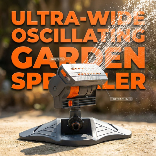 Adjustable Oscillating Sprinkler Wide Coverage💦✨