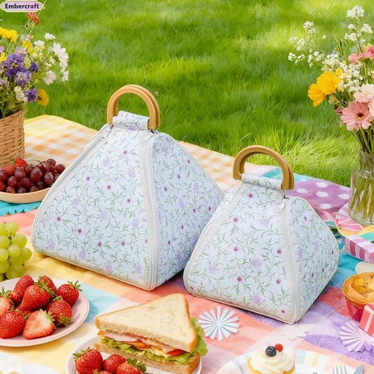 🌿 Foldable Waterproof Picnic Blanket with Carry Handle – Thick Padded Outdoor Mat for Beach, Camping & Travel
