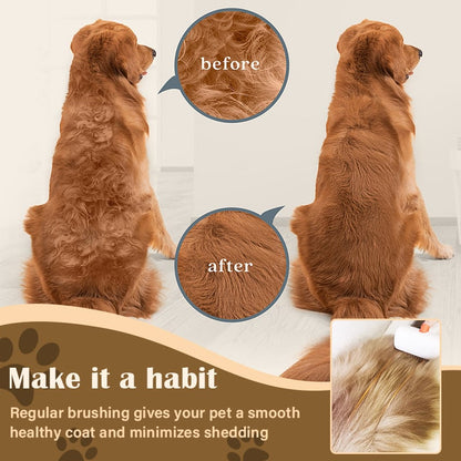 2-IN-1 Pet Self-Detangling & Grooming Comb