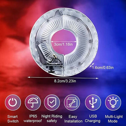 ✨LED Cycling Wheel Hub Light for Night Riding