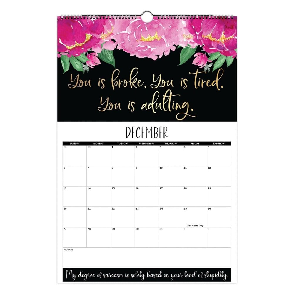 Here We F*cking Go Again: 2026 Swear Calendar for Tired-Ass Women