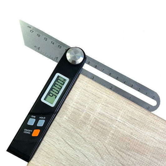Stainless Steel 360 Degree Gauge Digital Protractor