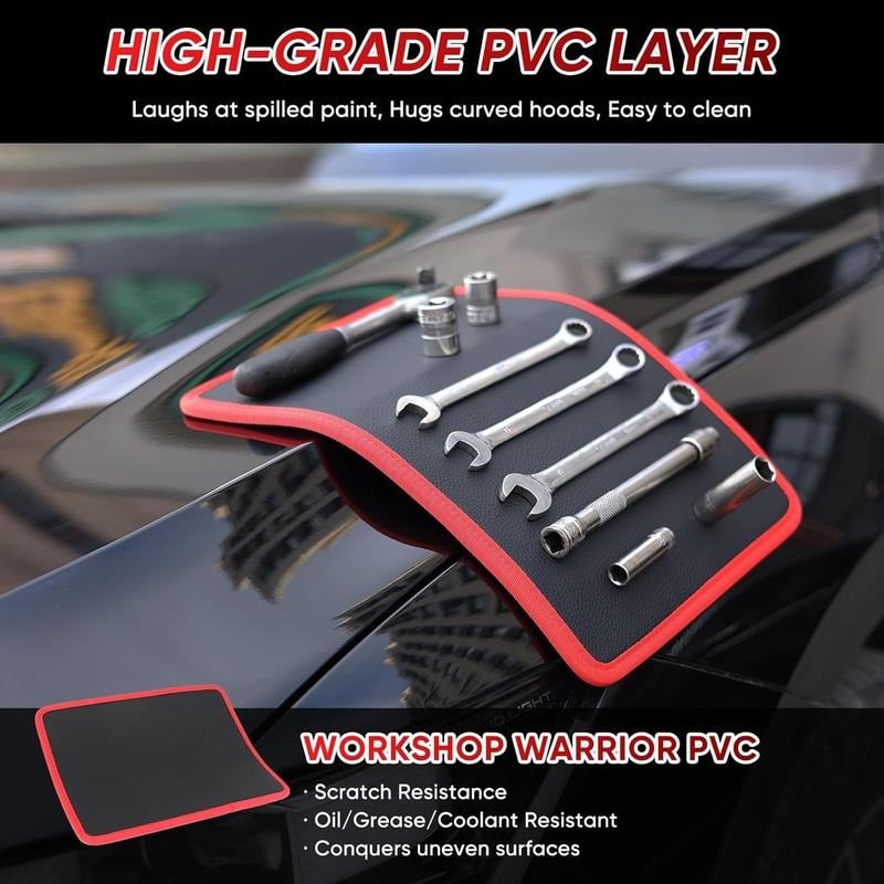 Scratchproof Magnetic Tool Mat & Holder