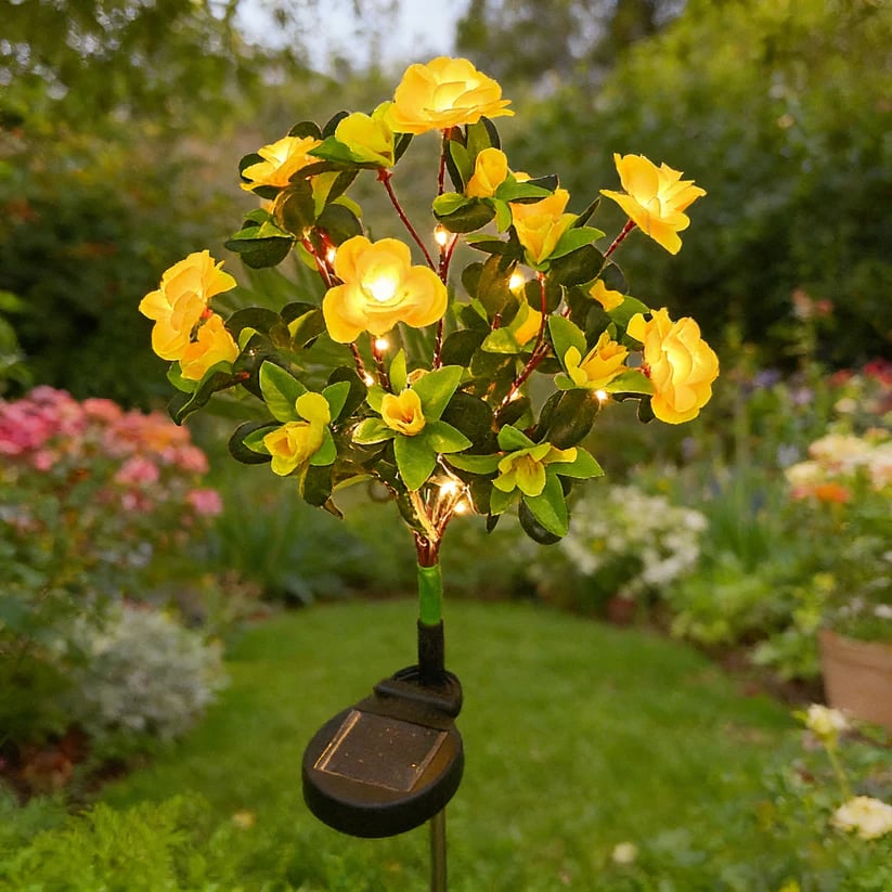 🔥LED Solar Flower Lights Rhododendron