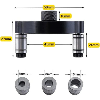🔥Self-Centering Doweling Jig – Precise Drill Guide for Woodworking Holes