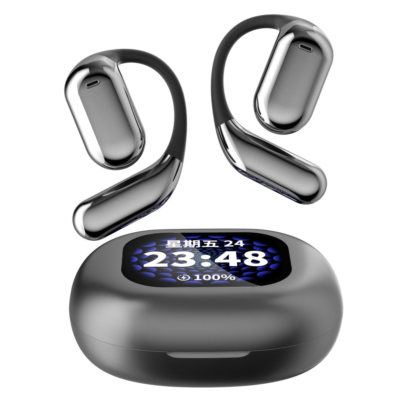⏰🔥True Powerful Bluetooth 5.4 Open Ear Earbuds, IPX5 Waterproof
