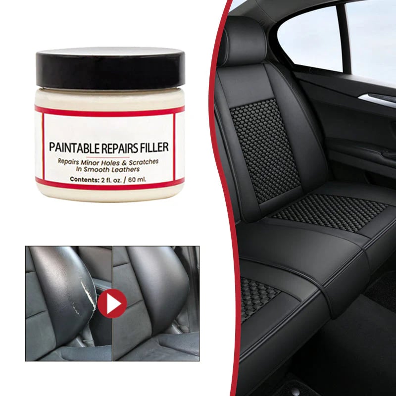 ✨Premium Leather Repair Filler | Instant Scratch & Scuff Fix for Sofas, Car Seats & Bags 🇬🇧 | Blends Seamlessly, No Heat Needed 🔧