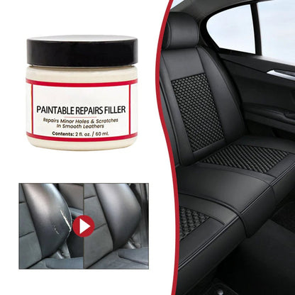 ✨Premium Leather Repair Filler | Instant Scratch & Scuff Fix for Sofas, Car Seats & Bags 🇬🇧 | Blends Seamlessly, No Heat Needed 🔧
