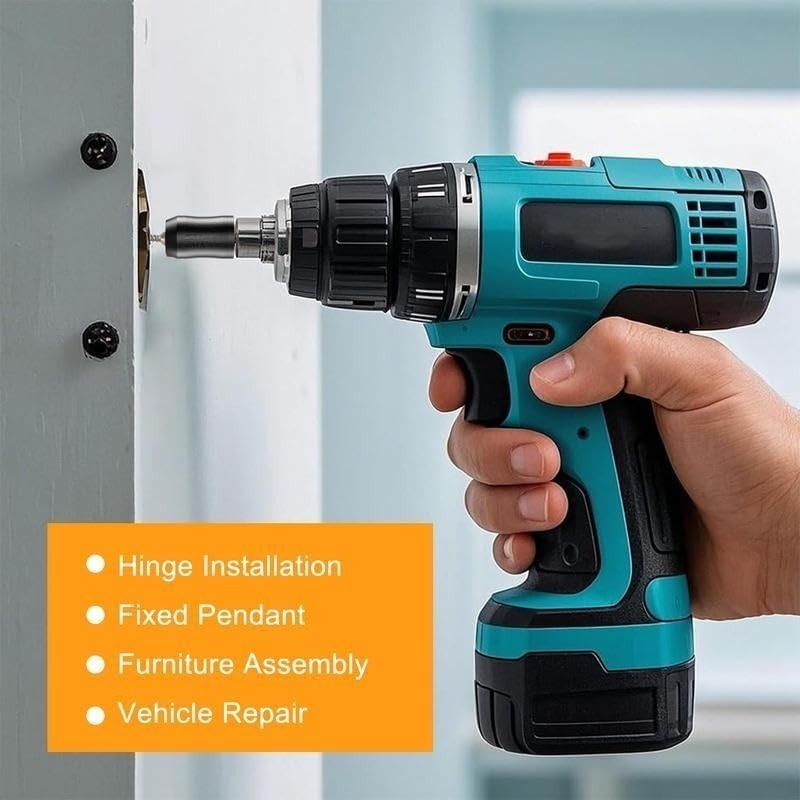 Magnetic Drill Bit Ring For Quick Screw Pickup