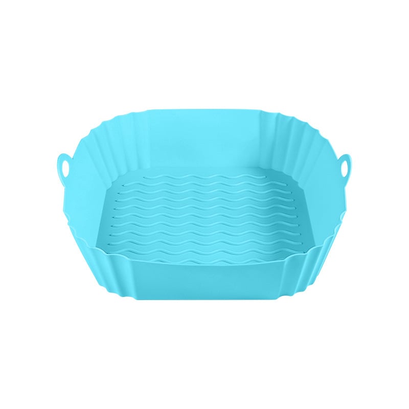 🔥 Square Silicone Reusable Cooking Basket Insert