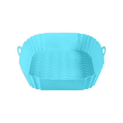 🔥 Square Silicone Reusable Cooking Basket Insert