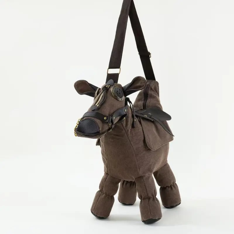 🐴✨ Unique Horse-Shaped Shoulder Bag