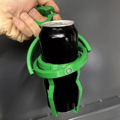Gyroscopic Anti-Spill Clamp-On Cup Holder – 360° Auto Level Shockproof Drink Mount for All Vehicles