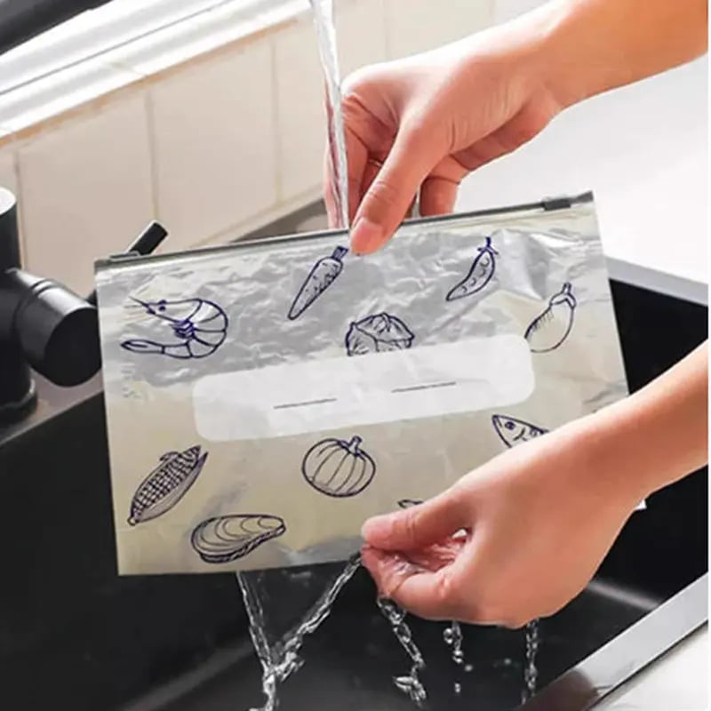 Reusable Aluminum Foil Sealable Storage Bags