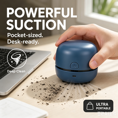 📢📢49% OFF !! ⏰Portable Mini Desk Vacuum Cleaner