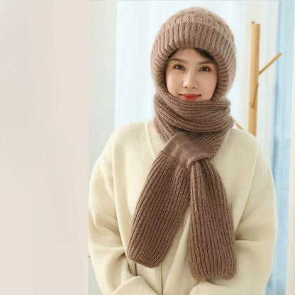 🎄Winter Versatile Knitted Hooded Scarf for Women