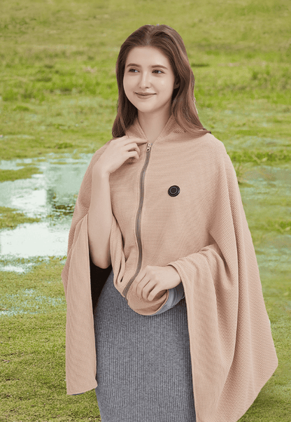 Portable Heated Shawl – Stay Warm Anywhere, Anytime