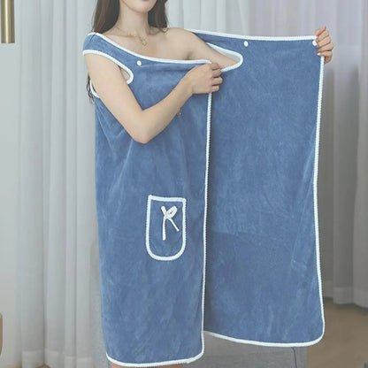 🏆 50K+ SOLD! ✨ Plus Size Women's Wearable Shower Skirt
