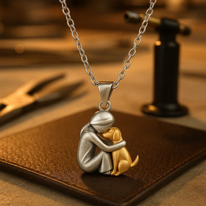 Necklace with pendant "Hug"