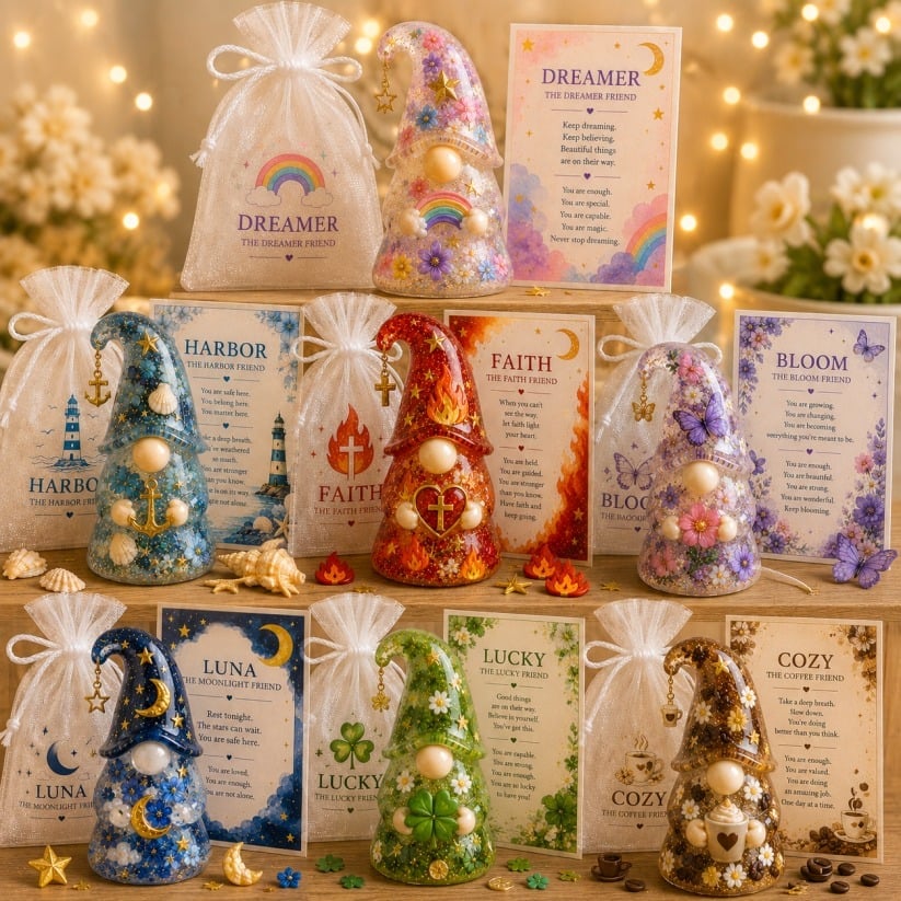 🌟 Emotional Support Gnome Collection