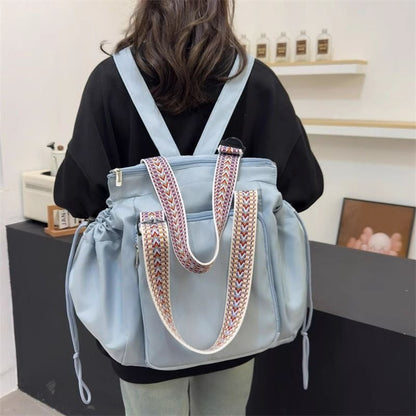 Convertible 15-Pocket Travel Tote Backpack
