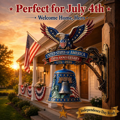 USA 250th Anniversary Patriotic Wall Bell | ✨ 50% OFF & Free Shipping