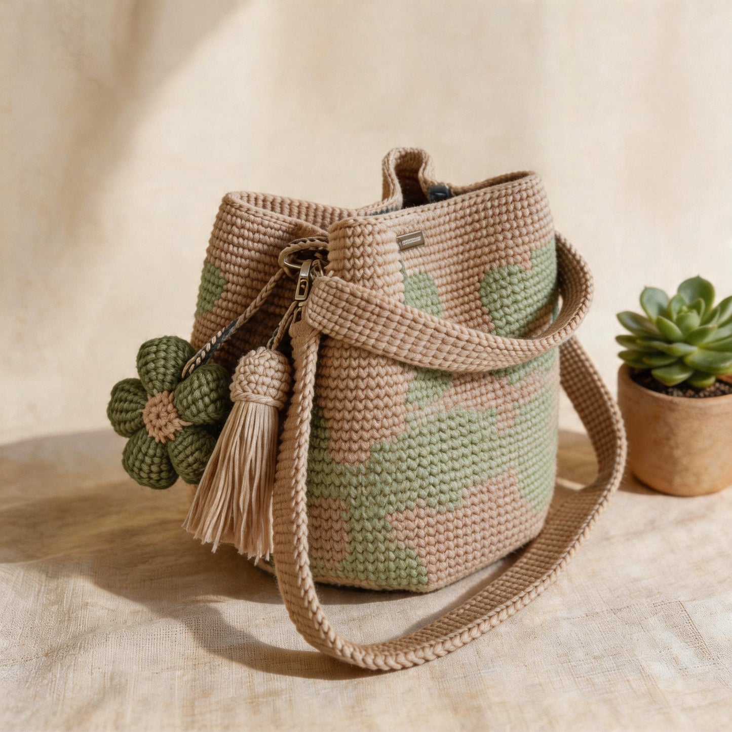 🏆Last Day Promotion 49% OFF🧵🌸Handmade Crochet Flower Tote 🌼✨