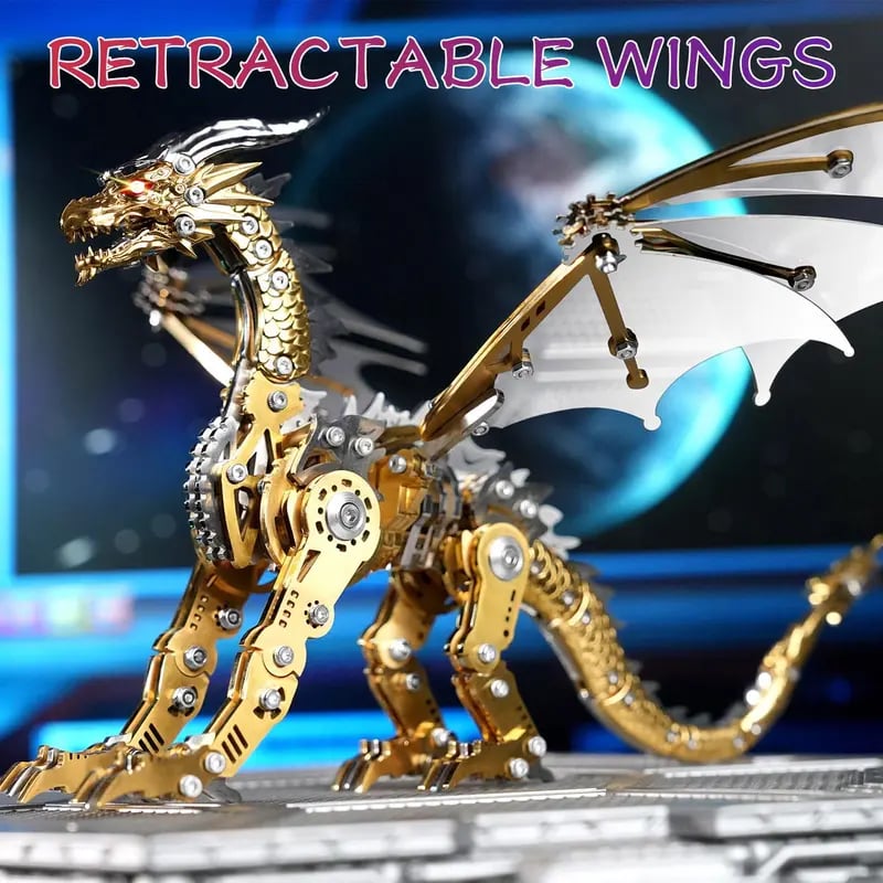 3D Metal Dragon Puzzle Kit