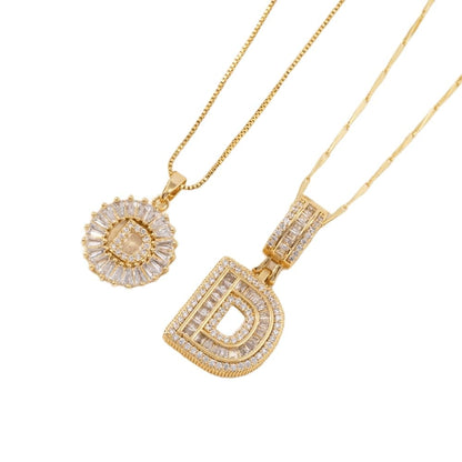 🔥Initial Letter Pendant Necklaces - 2 Pack