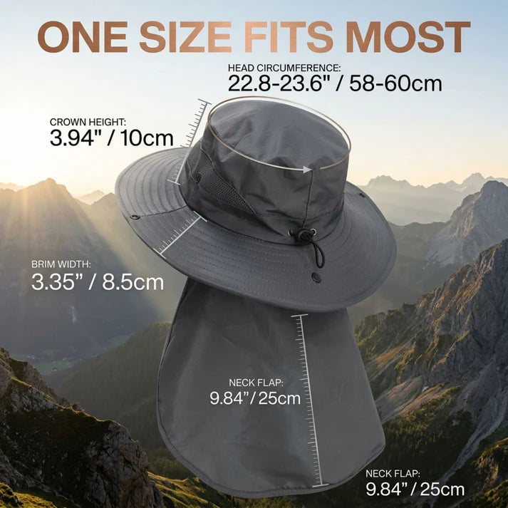 🔥Summer Sale 49% OFF🔥 - 🌞UPF 50+ Sun Protection Hat With Full Face & Neck Coverage