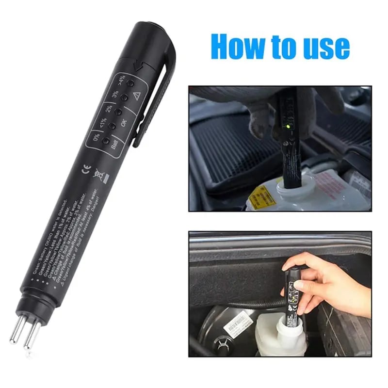 🚗 Portable Brake‐Fluid Tester Pen for DOT 3 / DOT 4 / DOT5.1