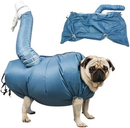Dog Drying Bag – Quick Dry Pet Hair Drying Suit for Small, Medium & Large Dogs and Cats, 360° Air Circulation Grooming Accessory for Blow Drying (X-Large)