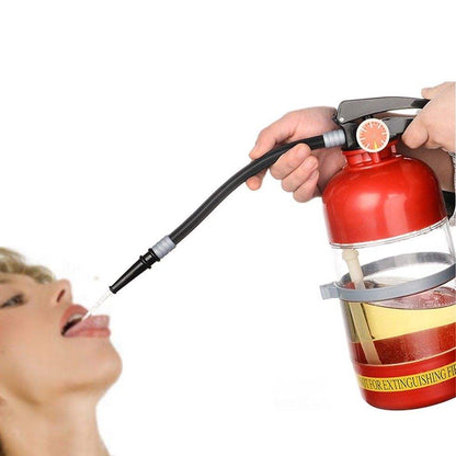 🧯Fire Extinguisher Beer Tub capacity, hand‑press dispenser. Unique design, keeps drinks fresh. Perfect for football parties & garden gatherings. 🏆⚽