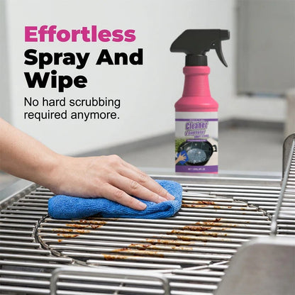 🍖🧼Fast-Acting Heavy-Duty Grill Degreaser Spray✨