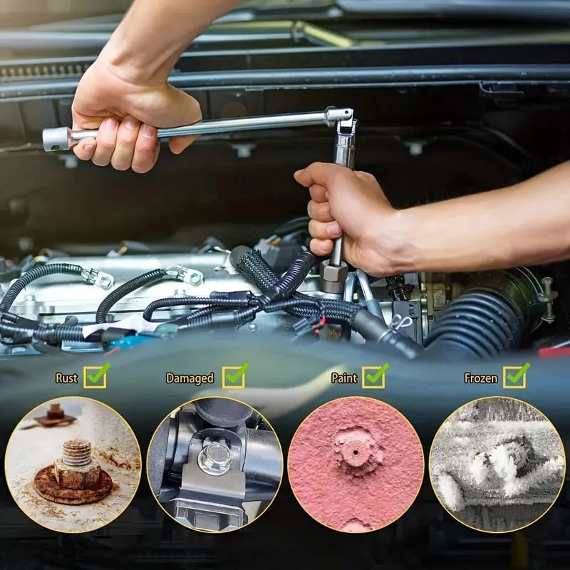 🔩Damaged Screw And Bolt Extractor Set🚗