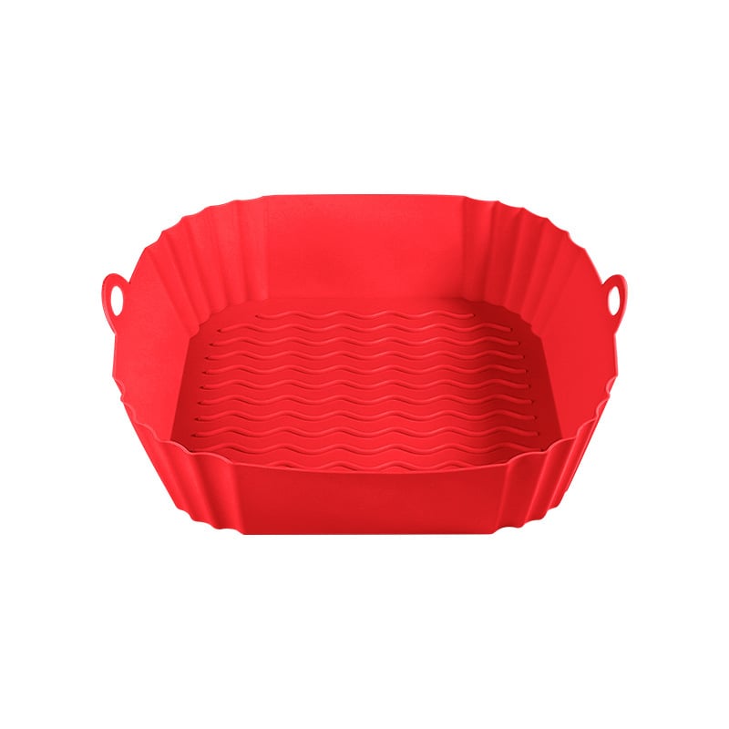 🔥 Square Silicone Reusable Cooking Basket Insert