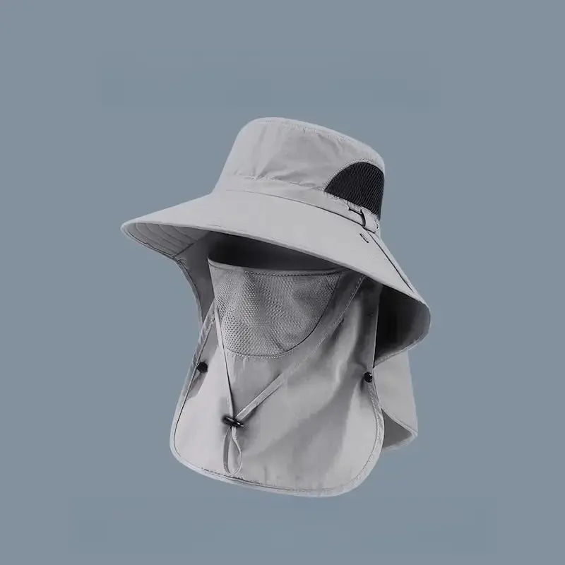 Spring/Summer Fisherman's Hat Detachable Outdoor Fishing Face Covering Neck Protection