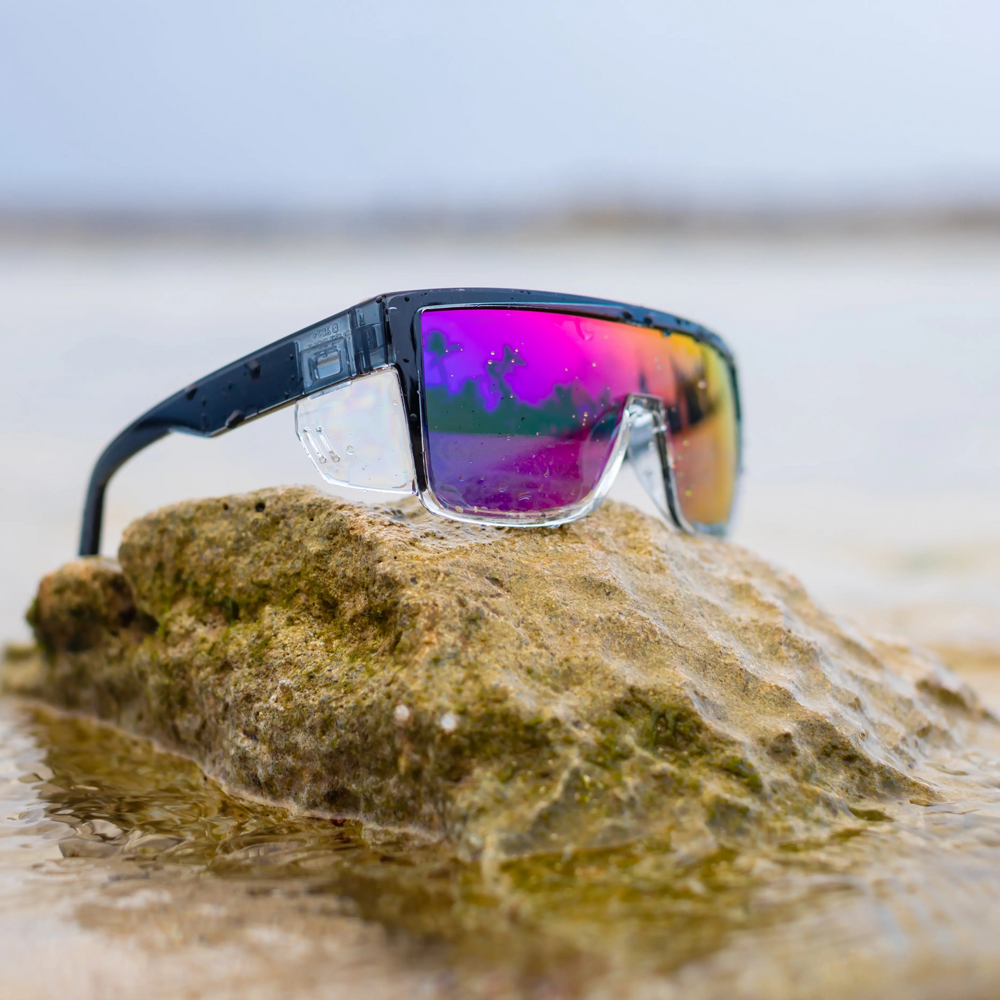 🔥ANSI Z87+ Safety Sunglasses Mirrored Colored Lens Side Protection Removable Side Shields
