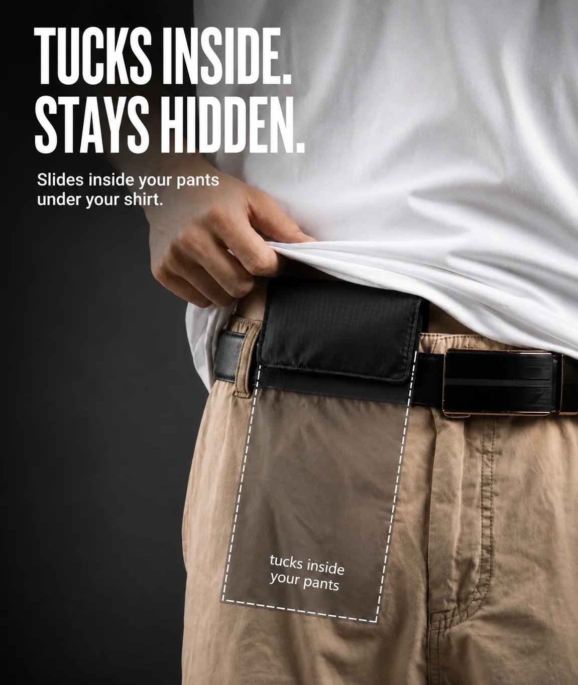 Anti-Theft Travel Pouch | Lightweight Safe Storage Bag for Travel