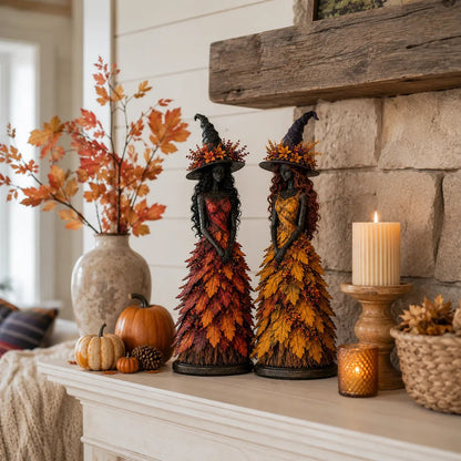 💥LAST DAY 50% OFF - 🧙 Enchanted Autumn Witch Figurine (📦Buy 3 Free Shipping)