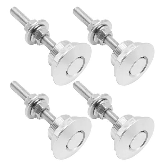 🔒 4Pcs Universal Aluminum Quick-Release Lock Latches - Secure & Easy Access!⚡