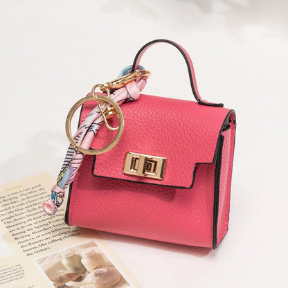 👜 Mini Keychain Coin Purse — Cute Bag Charm with Twist-Lock Pouch