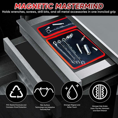 Scratchproof Magnetic Tool Mat & Holder