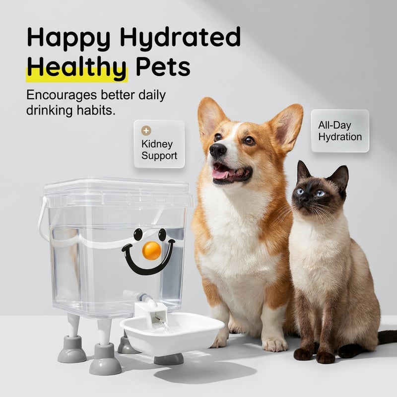 🔥Pet Water Dispenser with Large Capacity