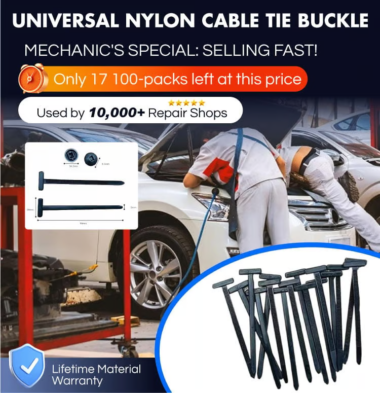 Universal Nylon Cable Tie Clasp