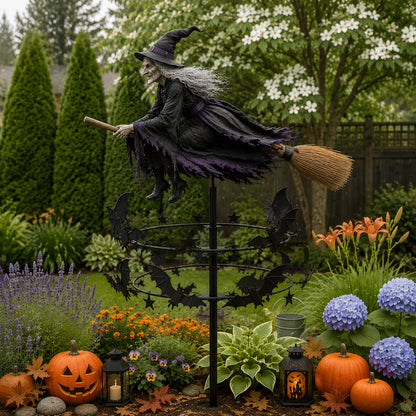 🔥Halloween Early Bird Offer: 49% off🧙‍♀️ The Enchanted Witch Garden Wind Spinner