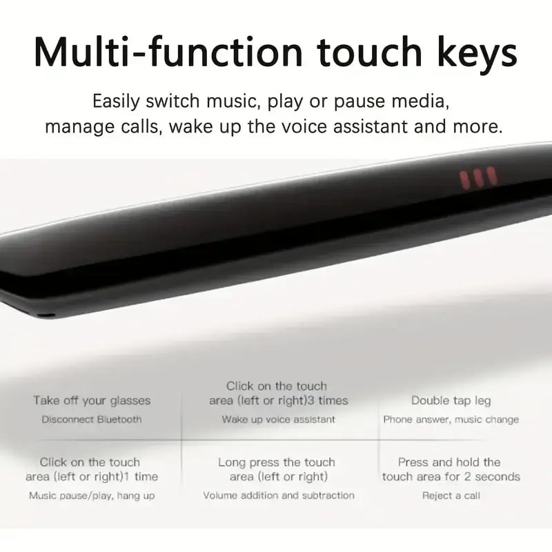 AI Interpretation Smart Glasses, with 33 Languages, Chat GPT,Audio Glasses for Men And Women