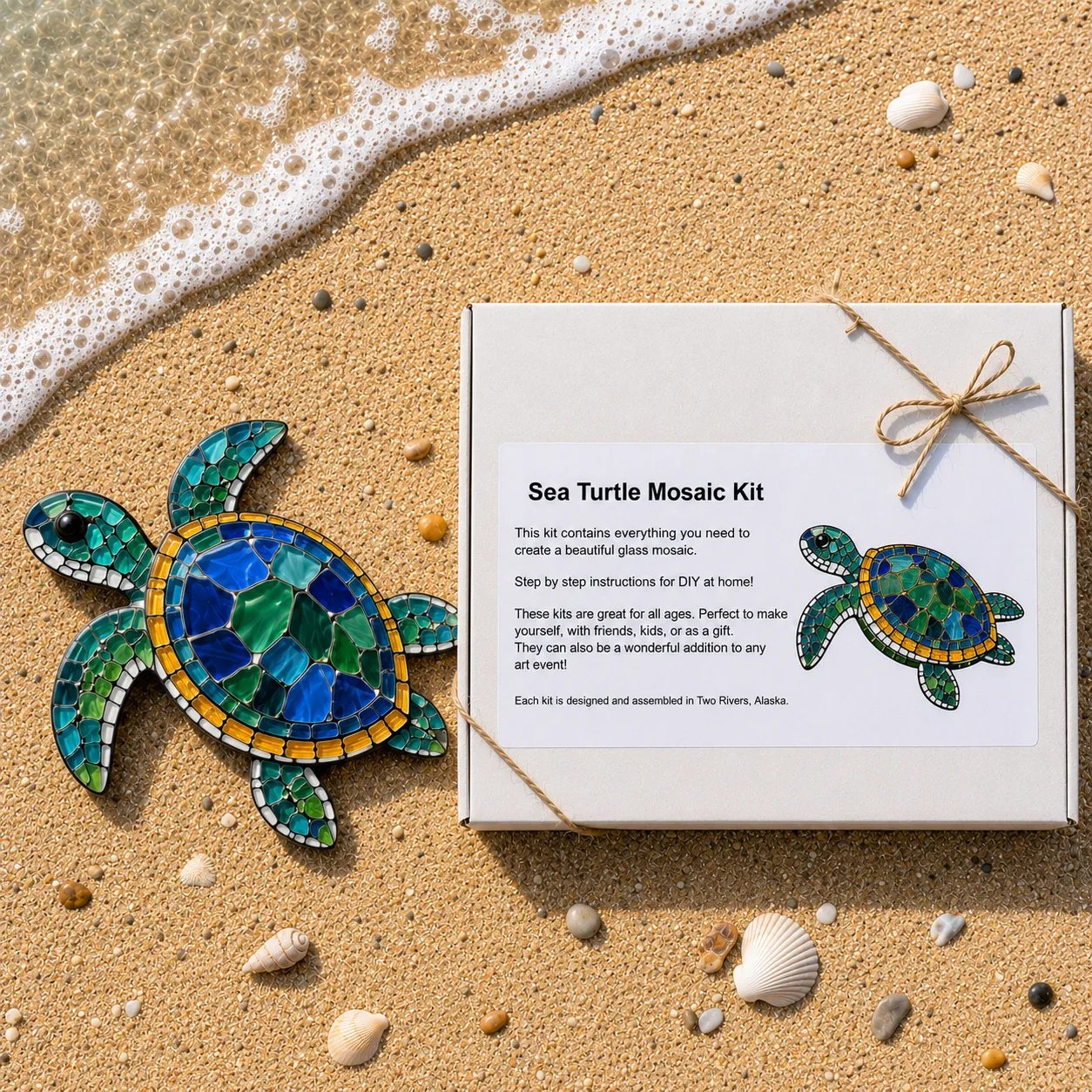 🔥 LAST DAY 49% OFF – 🌊 Octopus Mosaic Kit | Beginner-Friendly DIY Glass Craft with Step-by-Step Instructions