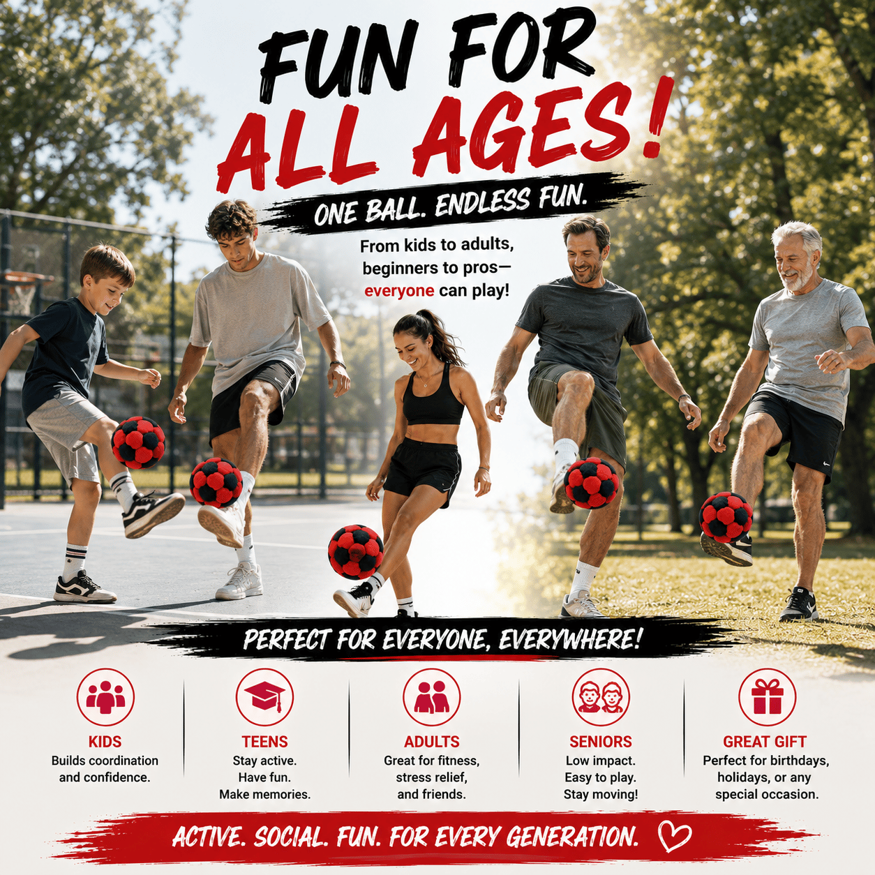 Soccer Hackys Footbag Sacks for Endless Outdoor Fun and Skill Challenges